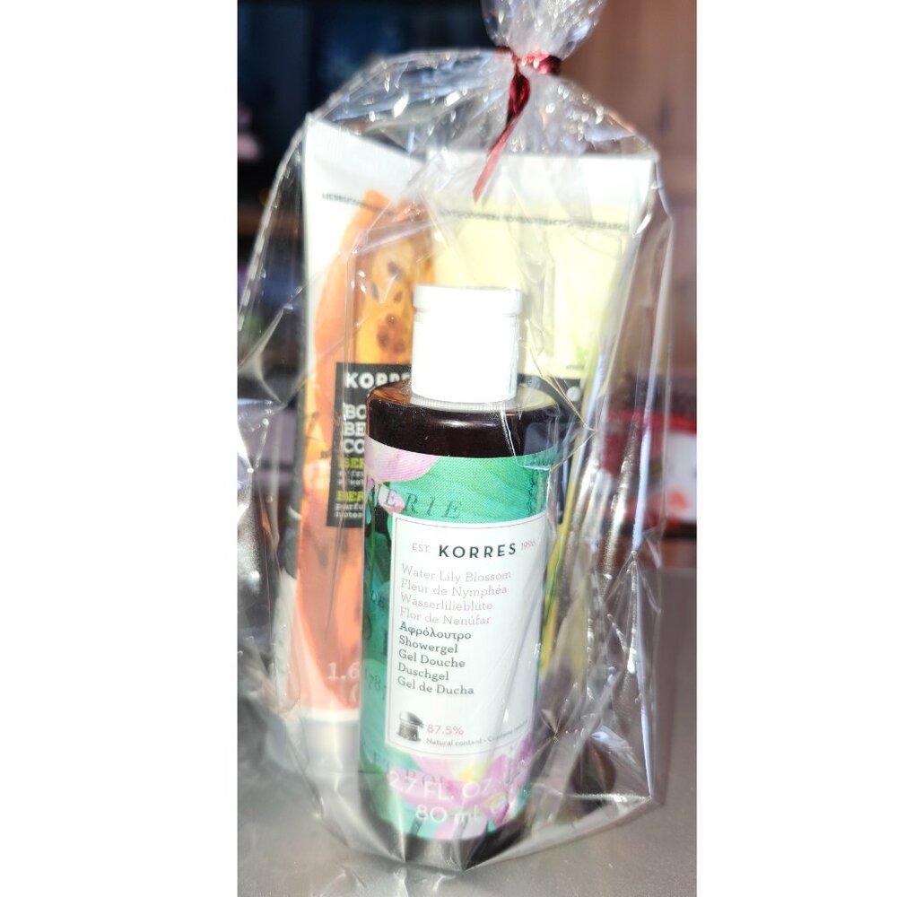 Korres Vanilla Guava & Bergamot Pear Body Butters & Sea Lavender Shower Gel Kit